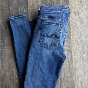 7 for all mankind the skinny size 27 GUC